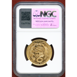 【SOLD】ペルー 1965年 50ソル 金貨 女神座像 NGC MS65