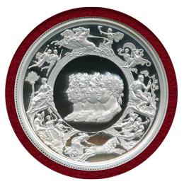 イギリス 2024年 5ポンド(2oz) 銀貨 ワーテルロー勲章 NGC PF69UC FR