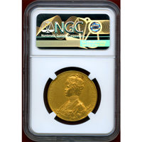 イギリス 1911年 金メダル ジョージ5世 戴冠式記念  NGC MS62