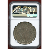 【SOLD】ハンガリー 1743KB ターラー銀貨 マリア・テレジア、マドンナ NGC AU55