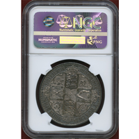 イギリス 1847年 銀貨 ヴィクトリア ゴシッククラウン UNDECIMO NGC PF62