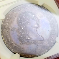 ドイツ レーゲンスブルク 1792年 ターラー 銀貨 都市景観 NGC AU58