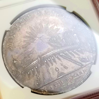 ドイツ レーゲンスブルク 1792年 ターラー 銀貨 都市景観 NGC AU58