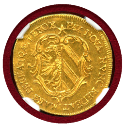 ドイツ 1635年 ニュルンベルク ダカット金貨 NGC MS63
