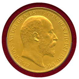 【SOLD】イギリス 1902年 5ポンド 金貨 エドワード7世 PCGS PR63Matte