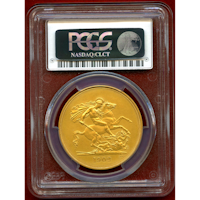 【SOLD】イギリス 1902年 5ポンド 金貨 エドワード7世 PCGS PR63Matte
