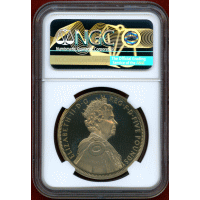 イギリス 2012年 ￡5 銀貨 エリザベス2世即位60年記念  NGC PROOF DETAILS