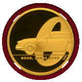 イギリス 2020年 ￡200(2オンス) 金貨 James Bond 007 NGC PF69UC