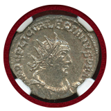 古代ローマ AD253-260 ダブルデナリウス銀貨 ウァレリアヌス1世 NGC MS