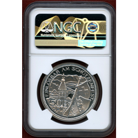 スイス 現代射撃祭 1995年 50フラン 銀貨 トゥーン NGC PF69UC