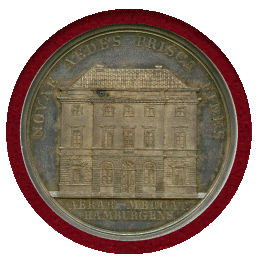 【SOLD】ドイツ ハンブルク 1826年 ポルトガレッサー銀打ち 女神立像 NGC MS62