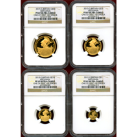 【SOLD】イギリス 2015 金貨 ブリタニア 4枚セット NGC PF69UC