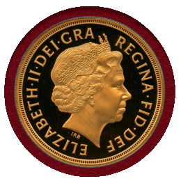 イギリス 2006年 5ポンド 金貨 エリザベス2世 PCGS PR69DCAM