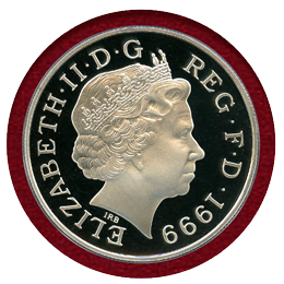 【SOLD】イギリス 1999年 5ポンド 銀貨 ダイアナ PCGS PR69DCAM