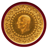 【SOLD】トルコ 1964年 500クルシュ金貨 MONNAIE DE LUXE NGC MS66