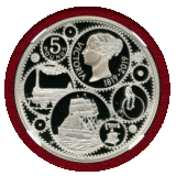 【SOLD】イギリス 2019年 ￡5 銀貨 ヴィクトリア生誕200年 NGC PF70UC FR