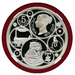 【SOLD】イギリス 2019年 ￡5 銀貨 ヴィクトリア生誕200年 NGC PF70UC FR