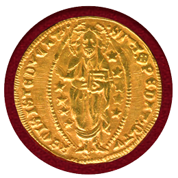 イタリア ヴェネチア 1382-1400年 ダカット 金貨 アントニオヴェニエル