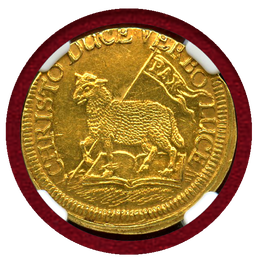【SOLD】ドイツ ニュルンベルク 1649年 ラムダカット 金貨 希少タイプ NGC MS63