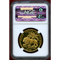 英領インド 1835年 2モハール 金貨 リストライク ウィリアム4世 NGC PF66CAMEO