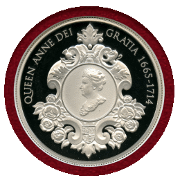 【SOLD】イギリス 2014年 ￡5 銀貨 ピエフォー アン女王没後300年 PR DETAILS