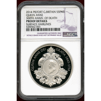 【SOLD】イギリス 2014年 ￡5 銀貨 ピエフォー アン女王没後300年 PR DETAILS