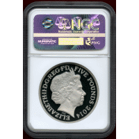 【SOLD】イギリス 2014年 ￡5 銀貨 ピエフォー アン女王没後300年 PR DETAILS