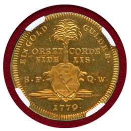 ドイツ 1779年 ヴュルツブルク グルデン金貨 NGC MS62