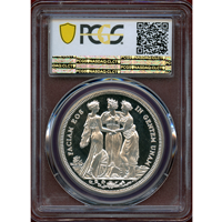 【SOLD】イギリス (1879) ファンタジー クラウン 銀貨 スリーグレイセス PR67DCAM