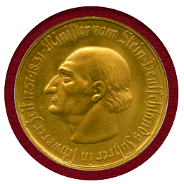 ドイツ ヴェストファ―レン 1923年 5ミリオンマルク 銅貨 緊急貨 NGC MS64