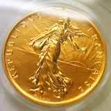 【SOLD】フランス 1978年 1フラン 金貨 ピエフォー 種を蒔く女神 PCGS PR67