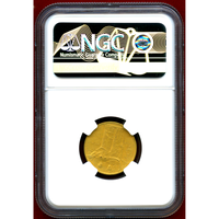 イタリア 1903R 20リレ ギルト 銅貨 試作貨 エマヌエレ3世 NGC PF64 MATTE