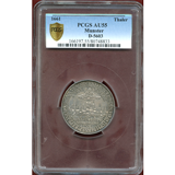 1661年 ドイツ ミュンスター 都市景観 ターラー銀貨 PCGS AU55