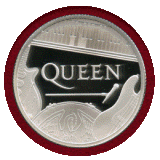 イギリス 2020年 ￡1 プルーフ 銀貨 Music Legendsシリーズ3枚セット