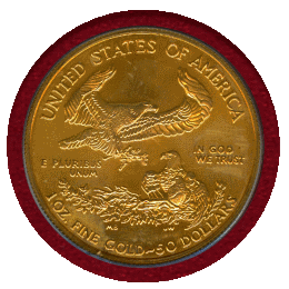 【SOLD】アメリカ 2001年 50ドル 金貨 イーグル PCGS MS69