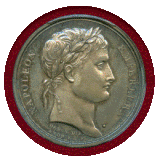 【SOLD】フランス 1804年(AN XⅢ) ナポレオン1世 戴冠記念銀メダル PCGS MS65