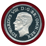 インド (1936) $1アルミ貨 ファンタジー エドワード8世 PR68+ DCAM