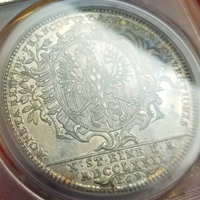 ドイツ フランクフルト 1772PCB ターラー 銀貨 都市景観 PCGS MS62