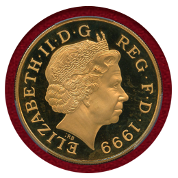 【SOLD】イギリス 1999年 5ポンド 金貨 ダイアナ PCGS PR64DCAM