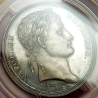 【SOLD】フランス 1804年(AN XⅢ) ナポレオン1世 戴冠記念銀メダル PCGS MS65