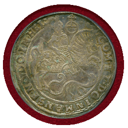 ドイツ マンスフェルト・アルテルン 1616AK ターラー 銀貨 PCGS AU58