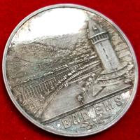 ドイツ バート・エムス 1925年 銀メダル 都市設立600周年記念