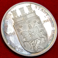 ドイツ バート・エムス 1925年 銀メダル 都市設立600周年記念