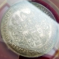ドイツ ミュンスター 1661年 ターラー 銀貨 都市景観 PCGS AU Detail