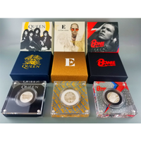 イギリス 2020年 ￡1 プルーフ 銀貨 Music Legendsシリーズ3枚セット