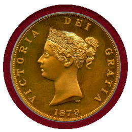 【SOLD】イギリス (1879) ファンタジー クラウン 3枚 スリーグレイセス PR66～67