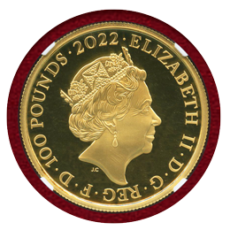 イギリス 2022年 ￡100 金貨 ヘンリー7世 NGC PF70UC FR