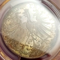 【SOLD】ドイツ フランクフルト 1849年 2グルデン 銀貨 ゲーテ生誕100年 MS63
