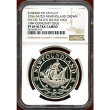 ニューファンドランド(1936) ファンタジークラウン貨 エドワード8世 NGC PF69UCAM