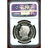 ニューファンドランド(1936) ファンタジークラウン貨 エドワード8世 NGC PF69UCAM